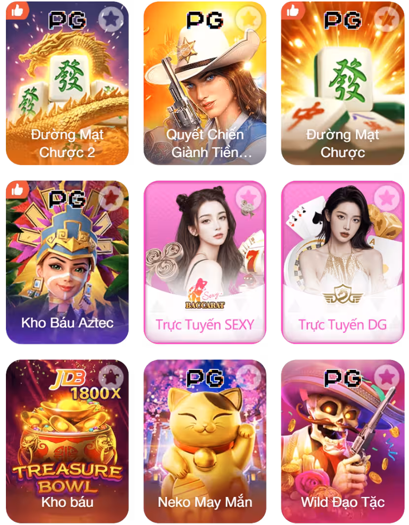 Kho game hot RR8 hàng đầu
