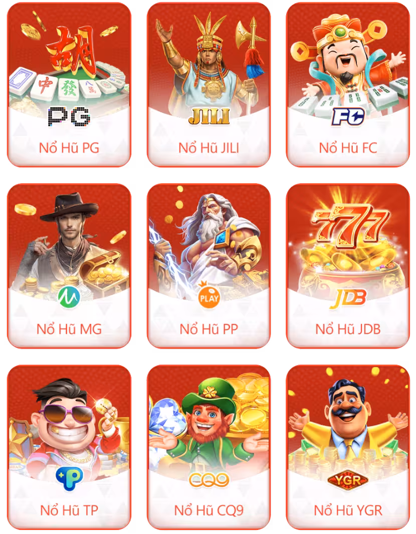 Sảnh game Nổ hũ RR8 jackpot hằng ngày